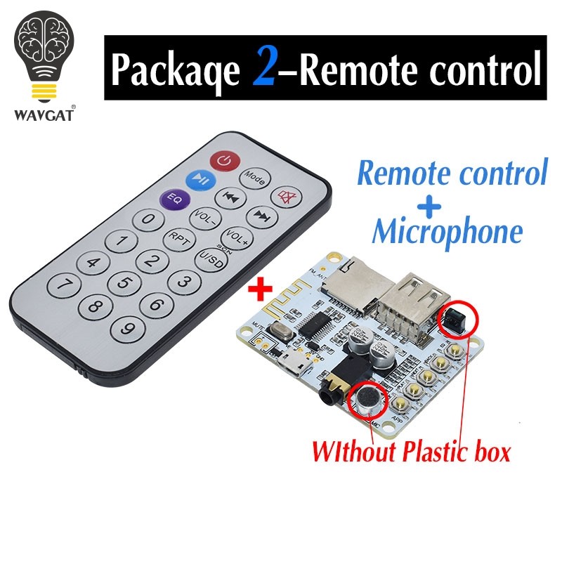V5.0 V4.2 Bluetooth Audio Receiver board with USB TF card Slot decoding playback preamp output 5V