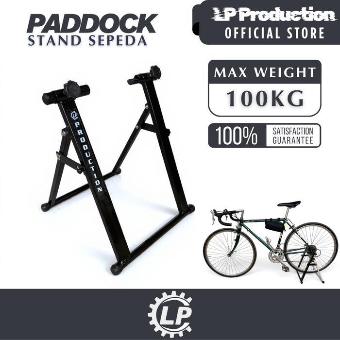 Premium Standar Paddock Sepeda Universal Sepeda Statis Bike Trainer Indoor Fixie Mtb Outdoor