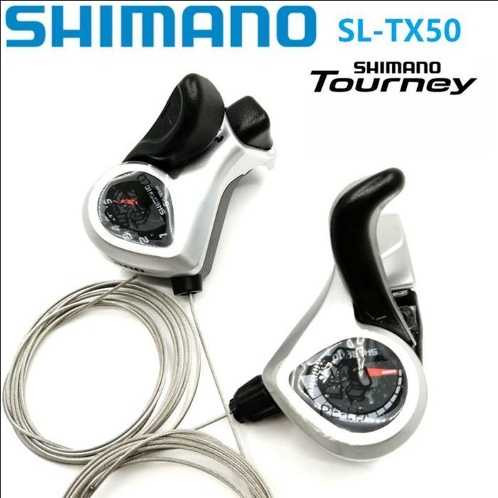 Official Shimano Tourney Tx50 Thumb Shifter Plus 3*6/7 Speed Mtb Mountain Bike Original