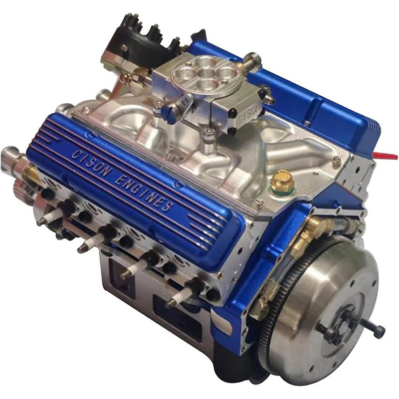 DIY Mini V8 Engine Model Kit, Small-Block Gas Engine for STEM Projects Binray Cison