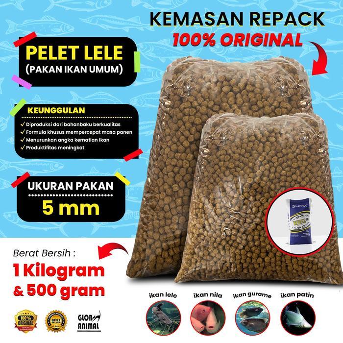 PELET IKAN LELE GURAMI NILA pakan ikan pelet apung ikan air tawar