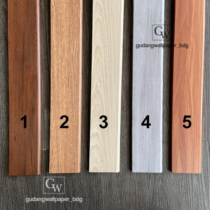 NEW Plint Lantai PVC 8CM Accessories Flooring Aksesoris Lantai Polos Motif Kayu tahan Air