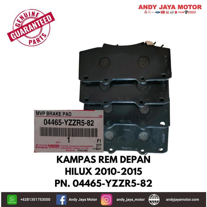 #####] KAMPAS REM DEPAN HILUX 2010-2015 PN. 04465-YZZR5-82
