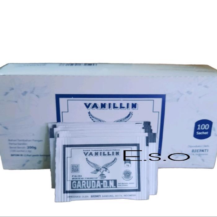 TERMURAH vanili sachet 10pcs / vanilli bubuk /vanillin garuda 2gr