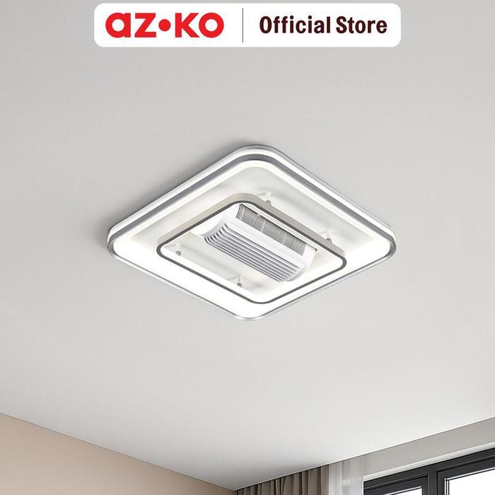AZKO Eglare Vento Lampu Langit-Langit LED 3Cct Square - Putih Plafon Light Lampu Plafon Ceiling