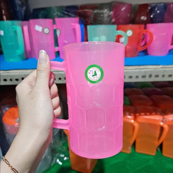 Gelas Kopyor Plastik Warna Warni