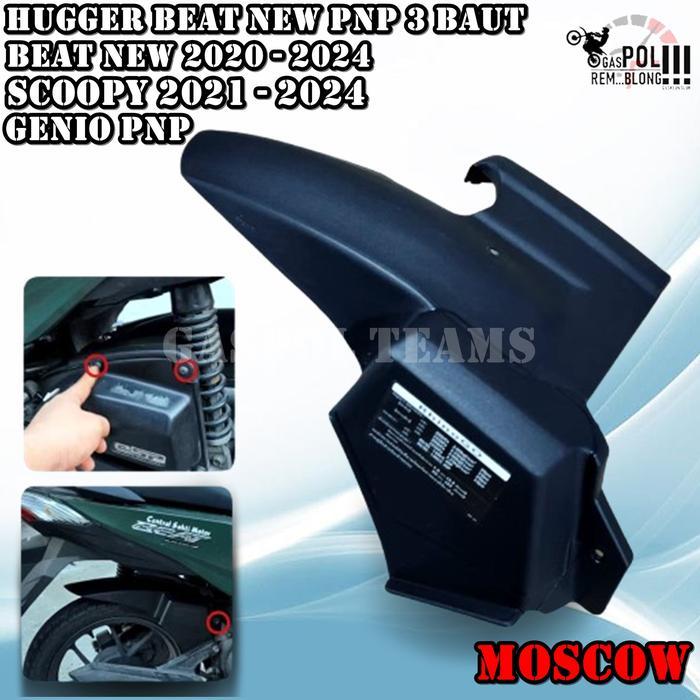 SALE  HUGGER BEAT NEW 3 BAUT DELUXE STREET SCOOPY GENIO ABS CBS HAGER HUGER SPAKBOR KOLONG AIR