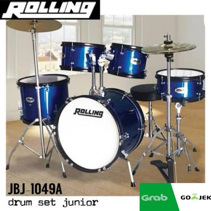 DRUM SET JUNIOR ROLLING JBJ-1049A/DRUM KECIL/DRUM SET ROLLING/DRUM