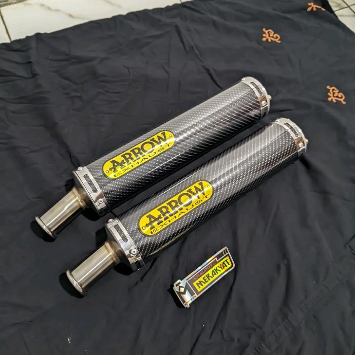 Silincer Knalpot Arrow Carbon Ninja R Rr 2Tak