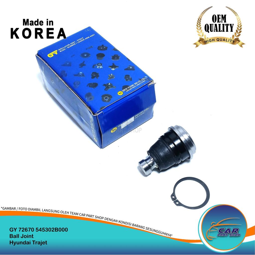 Ball Bal Joint Boljoint Boljoin Balljoint Hyundai Trajet OEM Import Korea