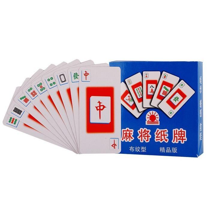 Mahjong Playing Cards Kartu Mahjong Tradisional Cina Mah Jong Kertas