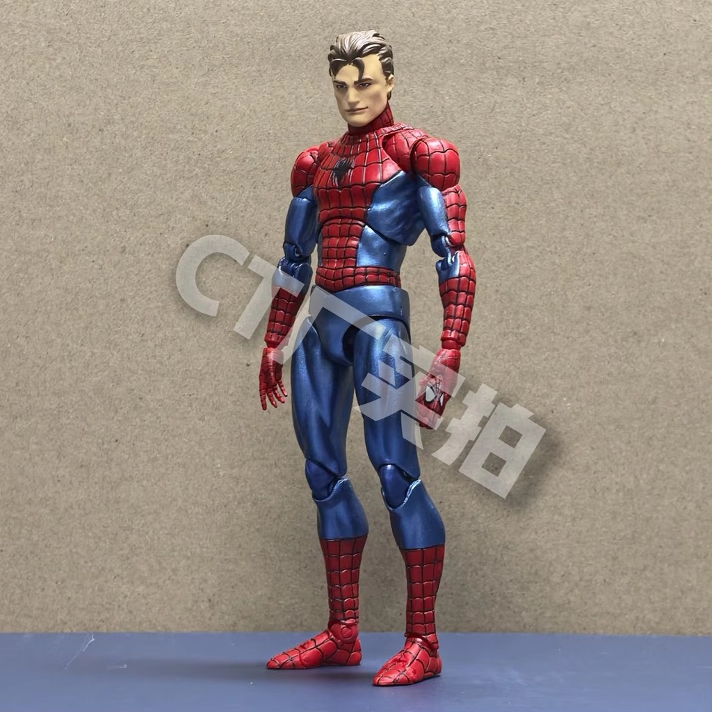 Genuine Ct Toys Spider-Man Mafex 075/185 Figure The Anazing Spiderman Comic Ver Mafex 185 Action