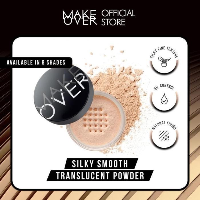 Original Make Over Silky Smooth Translucent Powder 35 G - Bedak Tabur