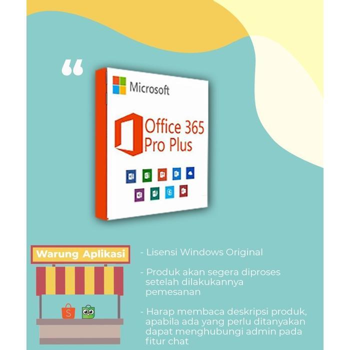 Microsoft Office 365 Pro Plus Original Lisensi