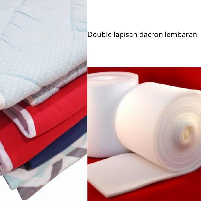 Tambahan Lapisan Dacron Lembaran