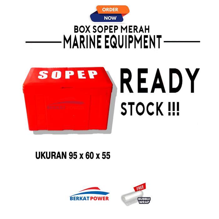 Kotak Sopep Merah Box Untuk Kapal Marine Equipment - TANPA ISI