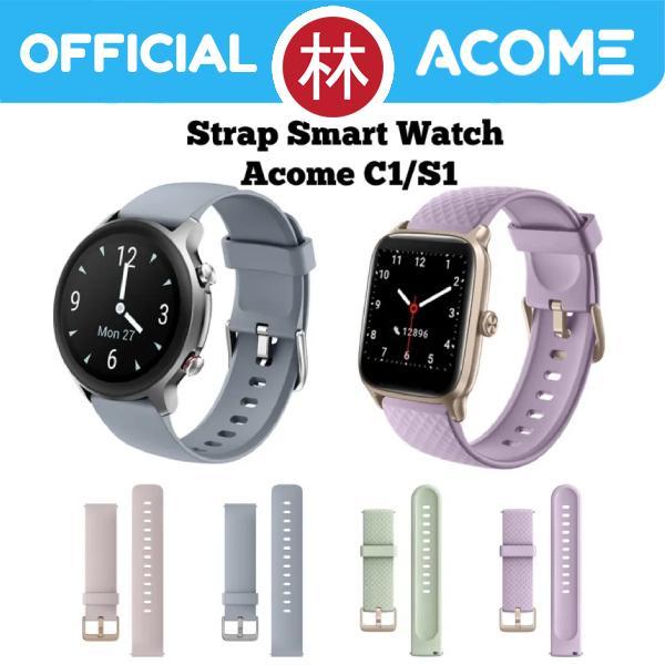 PROMO Acome Strap C1 / S1 Tali Jam Smartwatch Band Sil Rubber Ware 22mm