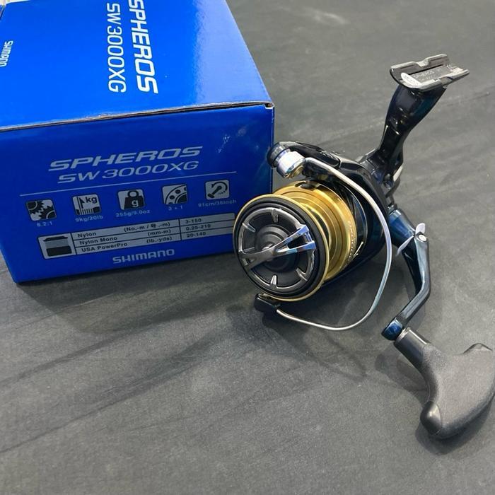 READY REEL SPINING SHIMANO SPHEROS SW3000XG SW4000XGREEL SALTWATER SHIMANO BERKUALITAS