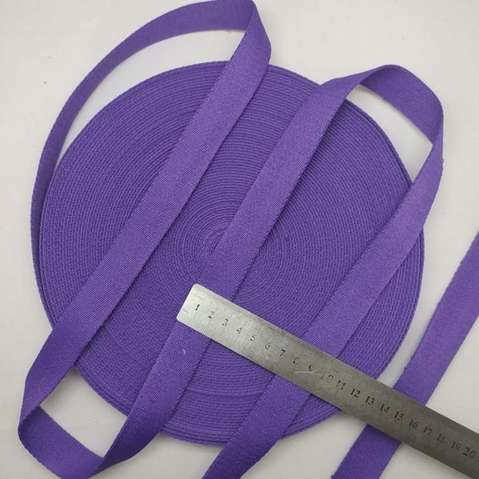 Webbing 2.5Cm Polycotton Ungu (Roll)