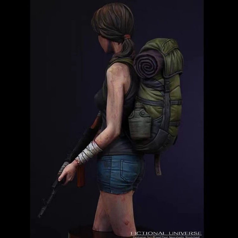 112 Scale Doll Resin Model Kit HalfBody Figure Ancient Female Warrior Unassembled and Unpainted 549X