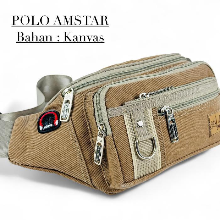 Eiger - Amstar Tas Pria Casual Tas Pinggang Waist Bag Selempang Bahu Kanvas