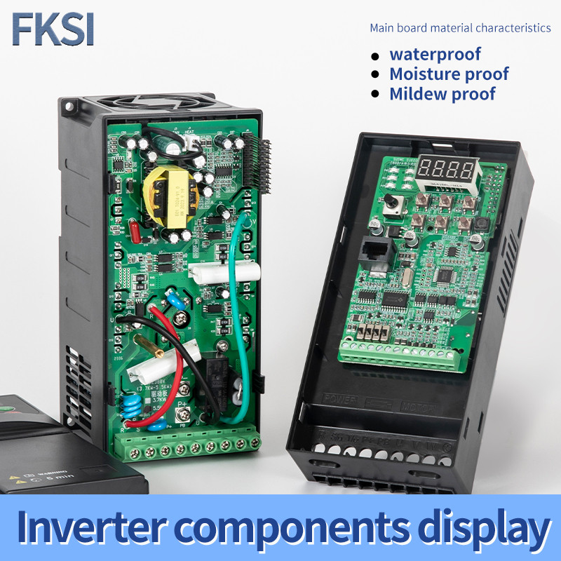 Solar Inverter VFD 0.751.52.23.75.5KW 220V and 380V Variable Frequency Drive Converter Inverter for