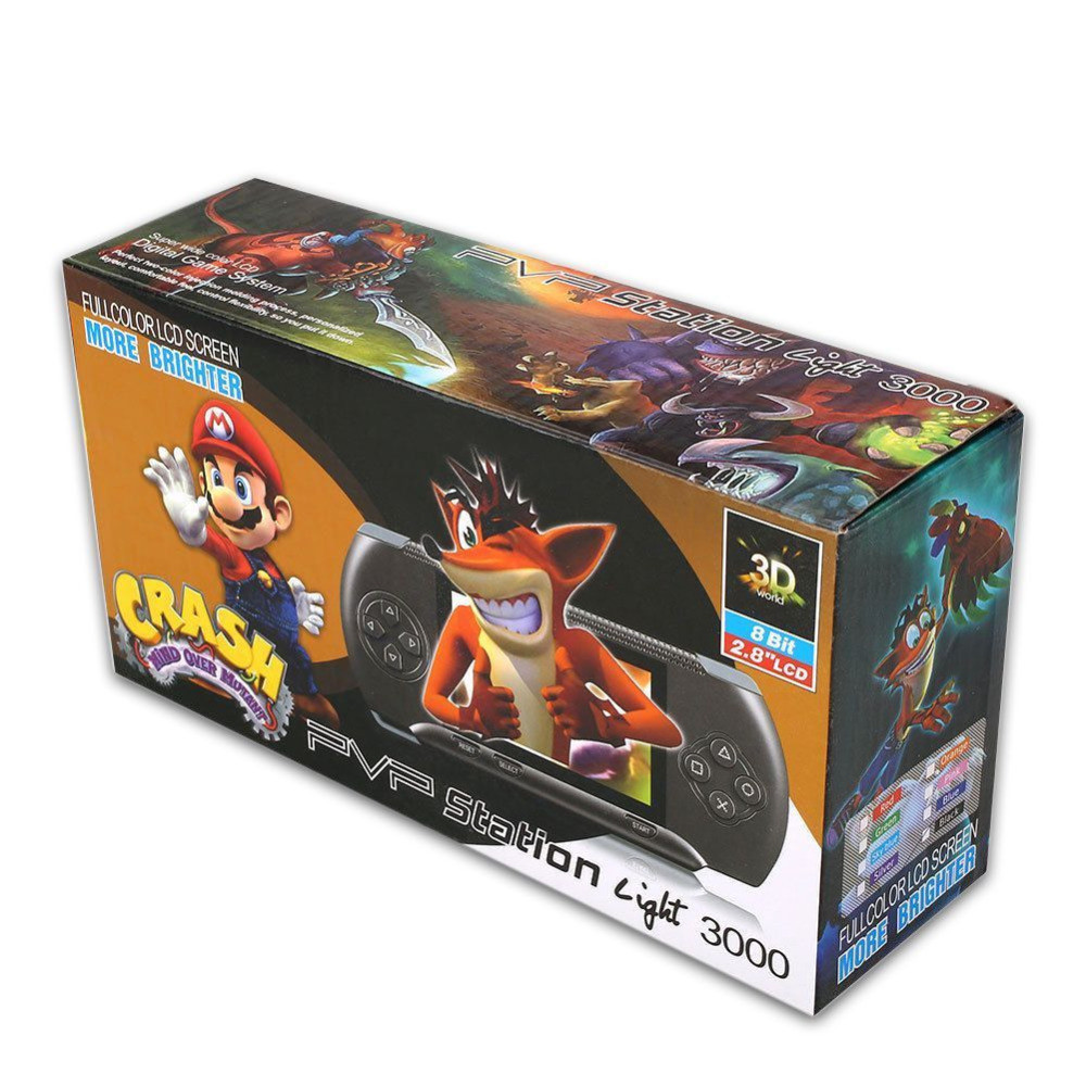 PVP3000 Handheld Game Player Built-in 89 Games Portable Video 2.8''
