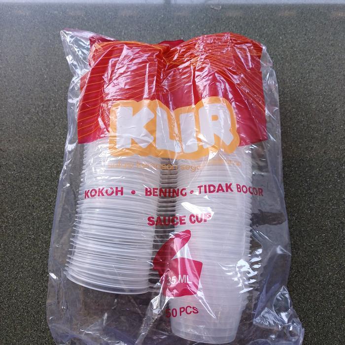 Terbaru Wadah Plastik Sambal Saos 35 Ml + Lid