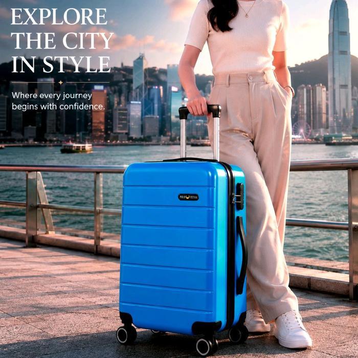 SALE!! Koper 24 Inch Koper Travel Premium ABS Anti Pecah Koper Besar Koper Bagasi Koper Roda 4