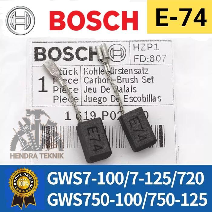 ORIGINAL CARBON BRUSH CB7100 BOSCH GRINDA BOSCH COAL BOSTEL CB 7100 ARANG KUL GRINDA E-74 1619P02803