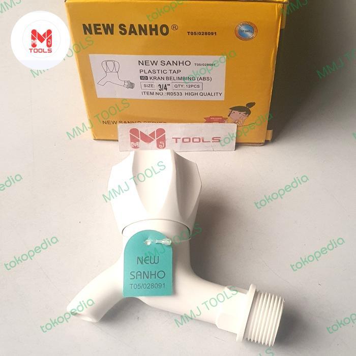 Kran Pvc SANHO Putar 3/4"- SANHO Kran Belimbing -Keran Putar SANHO