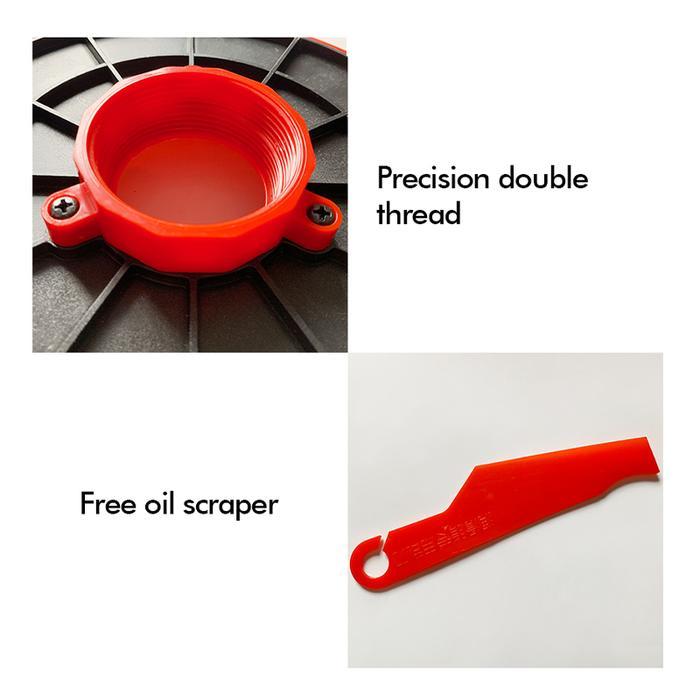READY Grease Gun Oil Suction Pan Self-priming Pressure Oil Pan