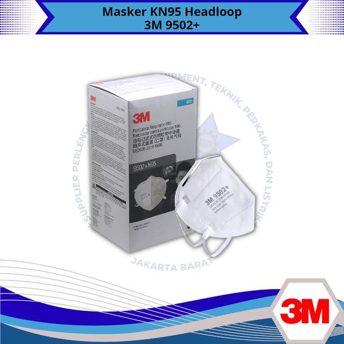 Masker KN95 3M N95 9502+ Headloop Original