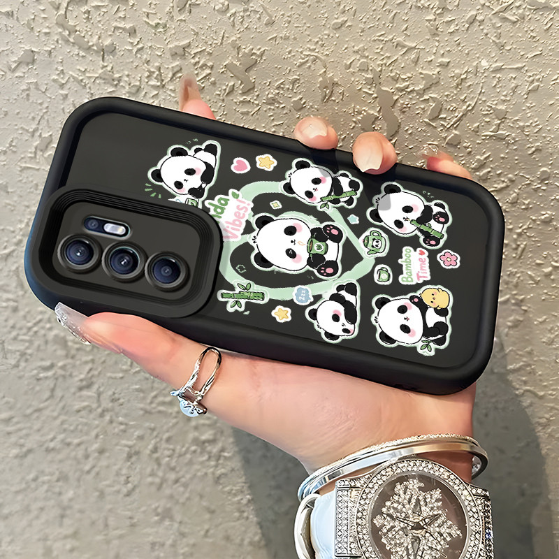 Casing Hp OPPO Reno 6 Case Bayi panda bambu Kasing Promo Cesing Kesing Silikon Liquid Softcase