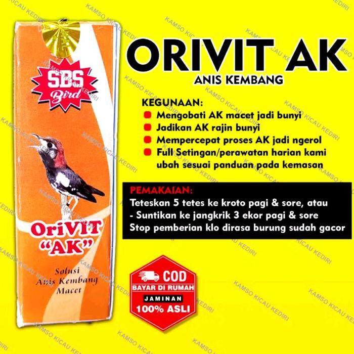 SBS + ORIVIT AK+ SBS + + SBS ANIS KEMBANG + VITAMIN ANIS KEMBANG MACET + ATASI ANIS KEMBANG MACET +