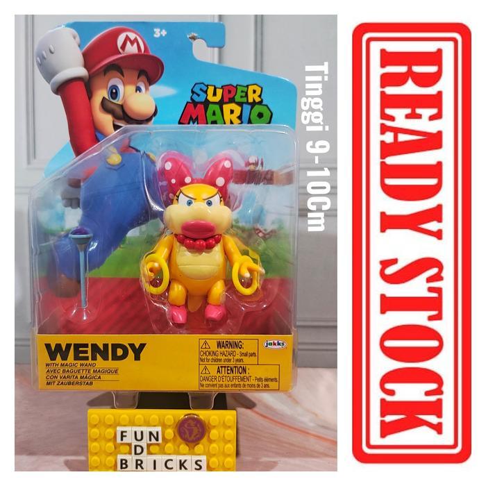 READY Jakks Super Mario Wendy With Magic nd