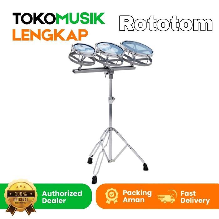 Rototom Drum With Stand Precussion Rototom Set With Stand