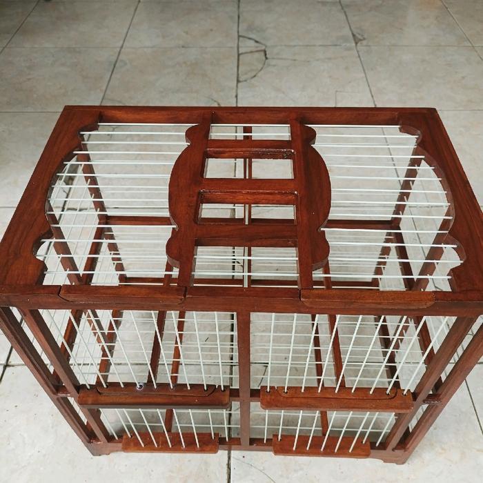DONDANG 4 PINTU STANDAR BAHAN KAYU JATI FULL FIBER