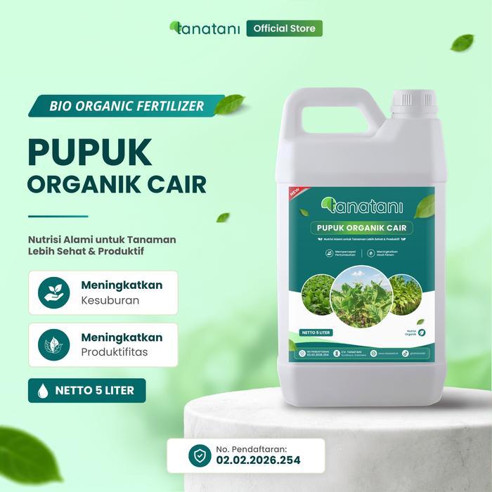 Tanatani Bio Organic Fertilizer 5 Liter - Pupuk Organik Cair Untuk Tanaman Tembako Kemasan 5 Liter