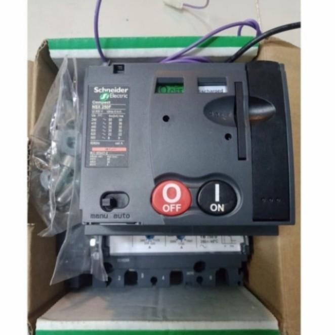 MCCB NSX100F 4P 100A + MOTORIZED SCHNEIDER