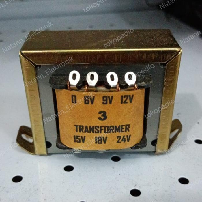 2924 TRAFO TRAVO TRANSFORMER KURAE 3A 3AMPERE 3 AMPERE NOL NON CT 24V SIAP KIRIM