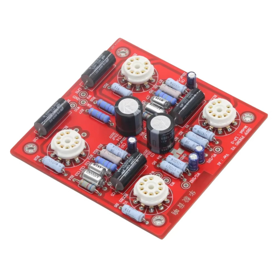 HiFi A-N ECC83 /12AX7 Phono Board Kit Stereo SRPP Tube MM Phono Amplifier Board