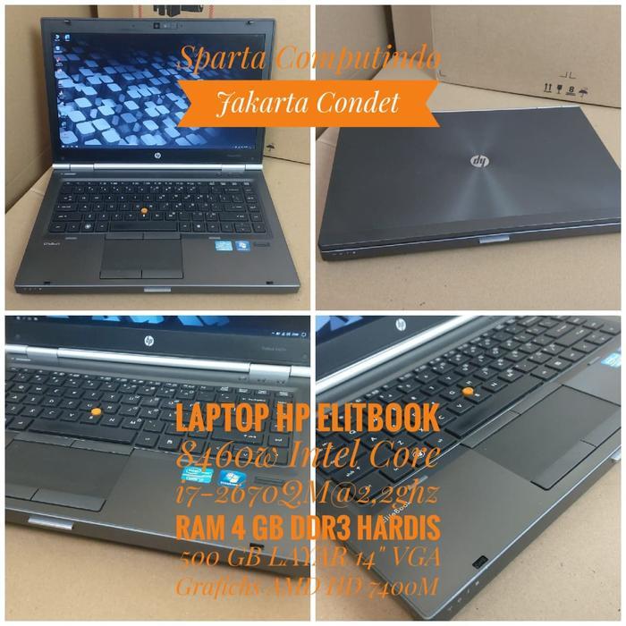 Notebook HP Elitebook 8460w Core i7 -2670QM Ram 4GB DDR3 Hdd 500gb