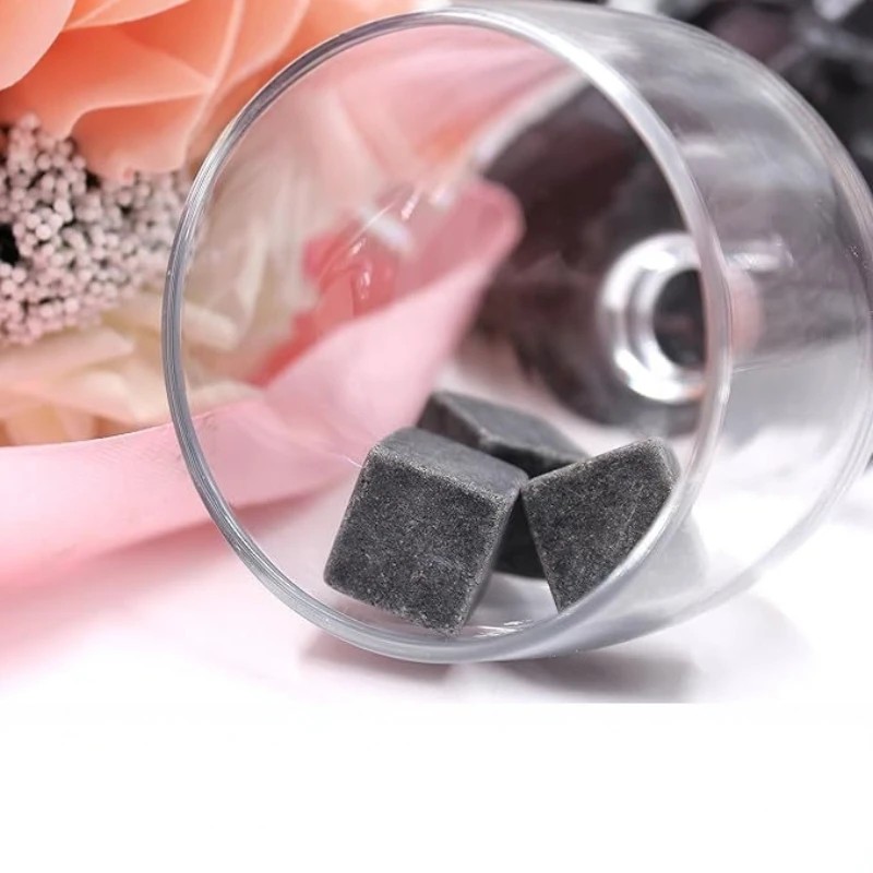 Whiskey Stones Sipping Ice Cube Cooler Reusable Whisky Ice Stone Whisky Natural Rocks Bar Wine
