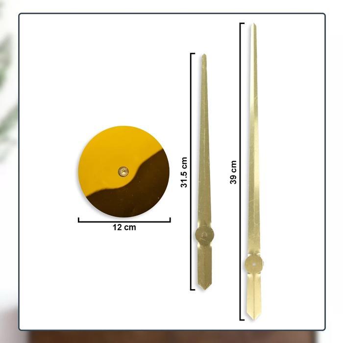 Jam Dinding Besar Tempel Aesthetic Detik Silent Anti Air DIY Giant Clock Quartz 90-100 cm High