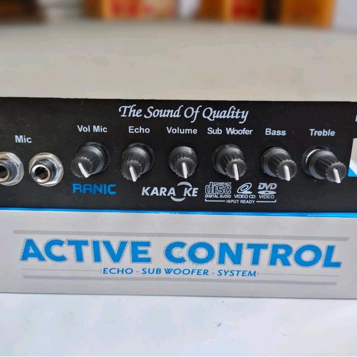 Kit tone control stereo mic echo subwoofer karaoke