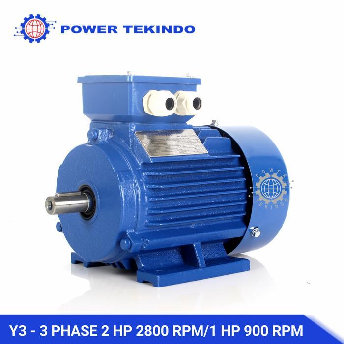 Dinamo 2 HP 2800 RPM / 1 HP 900 RPM 3 Phase Y3 Famoze Pro - 2 HP 2800 RPM