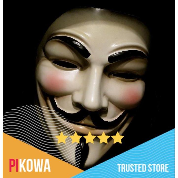 Topeng Anonymous Hacker Vendeta Seram // Halloween Mask