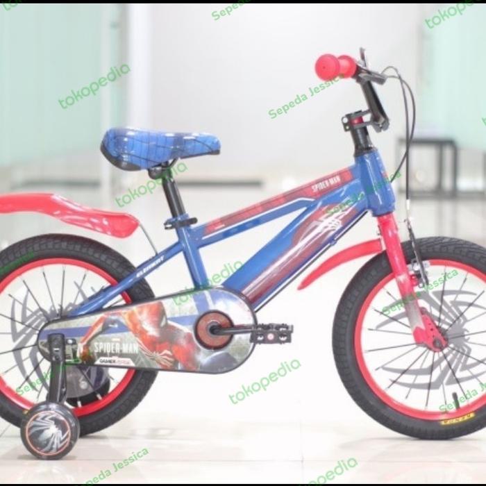 Sepeda Anak BMX 18 Element Marvel Avengers Spiderman