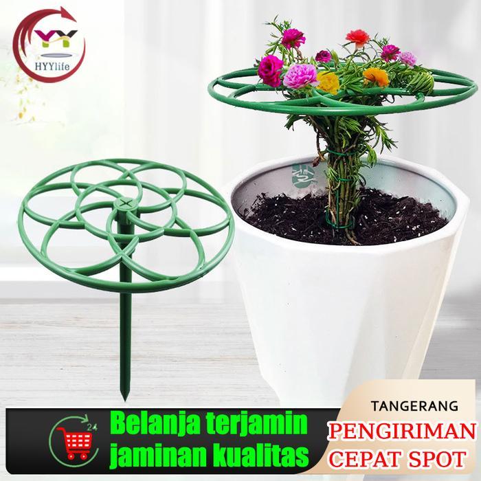 Tiang Penyangga Tanaman Rambat/Bunga Anggrek Setengah Lingkaran